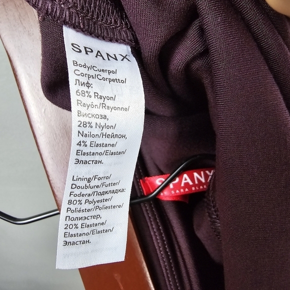 SPANX Ponte Split Hem Leggings Petite 23"‎ Purple Womens Size M - Picture 13 of 13